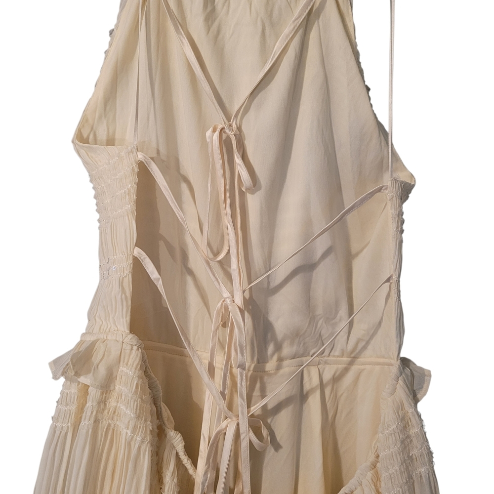 NWT Twelfth Tribe Quinn ivory shimmer dress - XL.        M39 - Picture 8 of 11